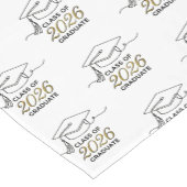 Graduation Table Runner / Camino de Mesa Korte Tafelloper (Hoek)