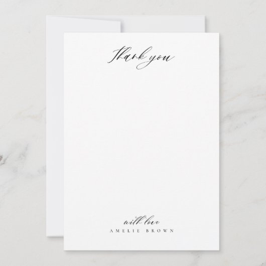 Graduation Thank You Card Kaart (Achterkant)