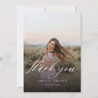 Graduation Thank You Card Kaart