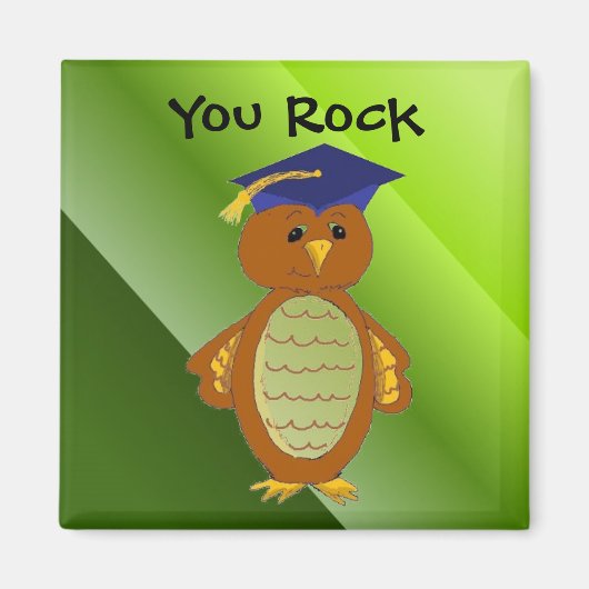 Graduation Uil Je Bent Geweldig Magneet (Voorkant)