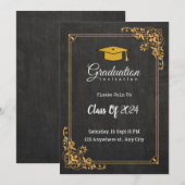 Graduation Uitnodigingen Klasse van 2024 (Voorkant / Achterkant)