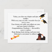 Graduation- Universal Design for all ages Briefkaart (Voorkant / Achterkant)