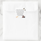 Graduation- Universal Design for all ages Vierkante Sticker (Tas)