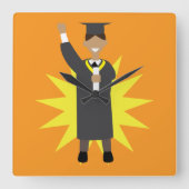 Graduation Vierkante Klok (Voorkant)