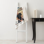 Graduation White Trendy 6 Photo Collage Sherpa Deken (In situ)