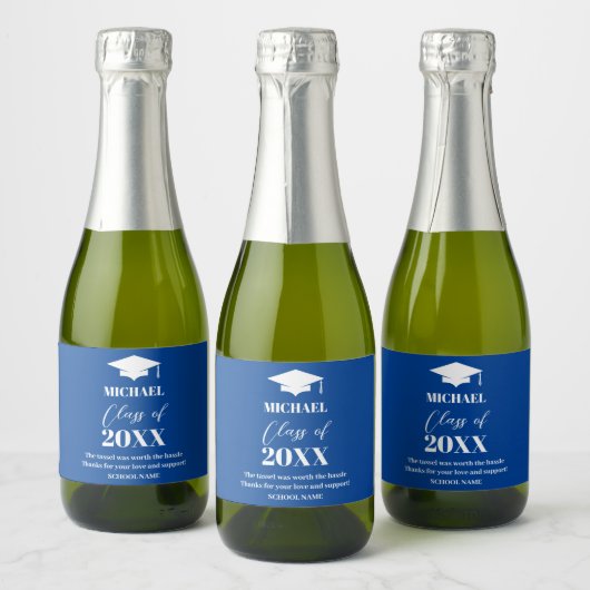 Graduation wine label sparkling wijnetiket (Flessen)
