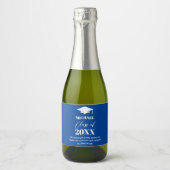 Graduation wine label sparkling wijnetiket (Voorkant)