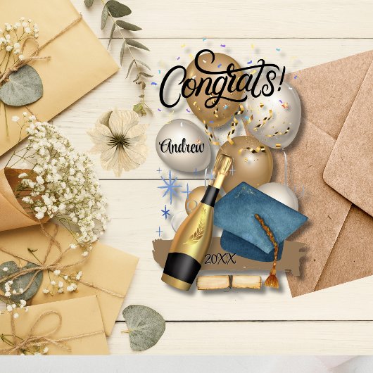 Graducatie Kaart Acryl Uitnodigingen