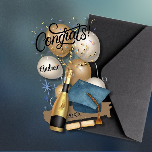 Graducatie Kaart Acryl Uitnodigingen