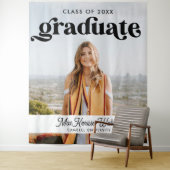 Gradueer Boho Chic Trendy Klas van 2025 Afstuderen Wandkleed (In situ)