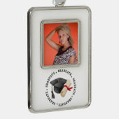Gradueerhoed en diploma foto ornament (Rechts)