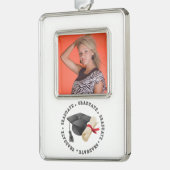 Gradueerhoed en diploma foto ornament (Links)