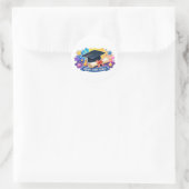 gradueermuts en diploma sticker (Tas)