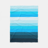 Graduing Blues Fleece Blanket (Voorkant)