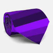Graduing Purples Necktie Stropdas (Opgerold)
