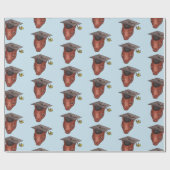 Gradup Woodland Animal Cute Squirrel Cadeaupapier (Vlak)