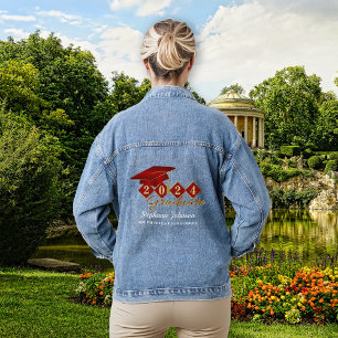 Gradupafkap Red Gold op maat Denim Jacket