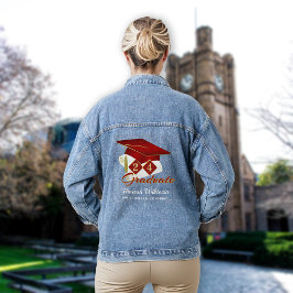 Gradupafkap Red Gold op maat Denim Jacket