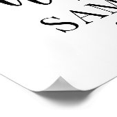 GraduPartij 3 Welkom, Foto & Black Script Poster (Hoek)