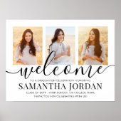 GraduPartij 3 Welkom, Foto & Black Script Poster (Voorkant)