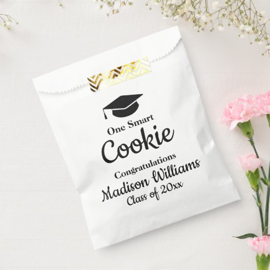 GraduPartij Één Slimme Cookie Bags Favor Bag Bedankzakje (Gezegeld)
