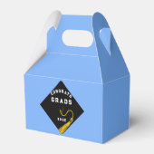 GraduPartij Light Blue Favor Box Bedankdoosjes (Achterkant)