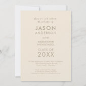 GraduPartij met klasse Foto's & Slogans Retro Kaart (Achterkant)