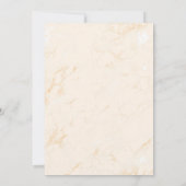 GraduPartij pampas gras roos gouden wazig roze Kaart (Achterkant)