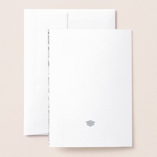 GraduPartij paspoort Folie zilverfolie Folie Kaarten (Met envelop)