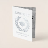 GraduPartij paspoort Folie zilverfolie Folie Kaarten (Voorkant)
