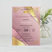 GraduPartij Sparkle roze Satin Vlaams Lijst Kaart (Staand voorkant)