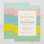 GraduPartij voor de Geometrische Lente van de Stem Kaart (Voorkant / Achterkant)