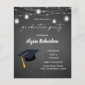 GraduPartij voor de Graduatie van Chalkboard van h (Voorkant)