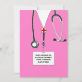 GraduPartij voor de Medische School Kaart (Voorkant)