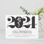 GraduPartij voor de Medische School Kaart (Staand voorkant)