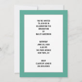 GraduPartij voor de Medische School Kaart (Achterkant)