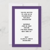 GraduPartij voor de Medische School Kaart (Achterkant)