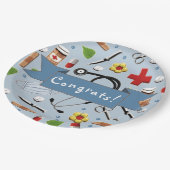 GraduPartij voor de Medische School Papieren Bordje (Gekanteld)