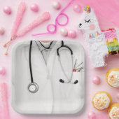 GraduPartij voor de Medische School Papieren Bordje (Feest)