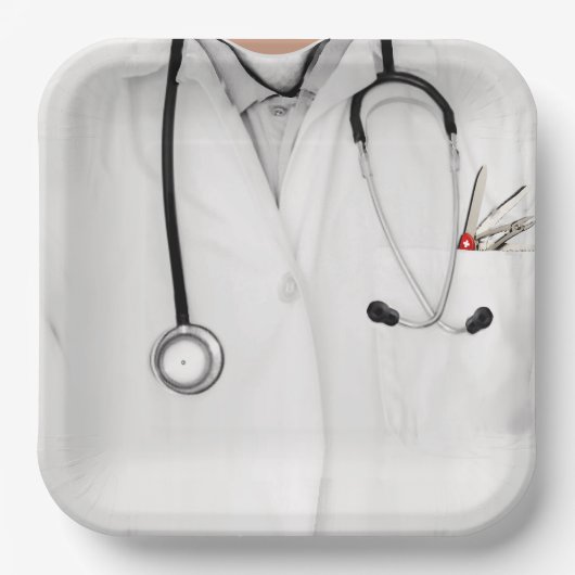 GraduPartij voor de Medische School Papieren Bordje (Voorkant)