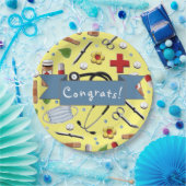 GraduPartij voor de Medische School Papieren Bordje (Feest)