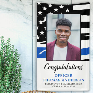 GraduPartij voor de opleiding van de politie van d Spandoek