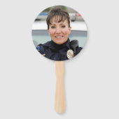 GraduPartij voor de opleiding van politiefunctiona Handwaaier (Achterkant)