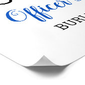 GraduPartij voor de opleiding van politiefunctiona Poster (Hoek)