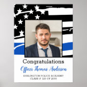 GraduPartij voor de opleiding van politiefunctiona Poster (Voorkant)