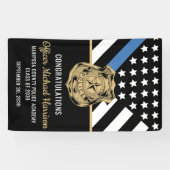 GraduPartij voor de opleiding van politiefunctiona Spandoek (Horizontaal)