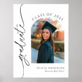 GraduPartij Welkomstteken foto Graduation Party Poster (Voorkant)