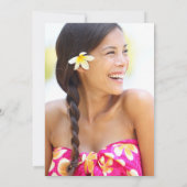 GraduPartij White Black Gold Glitter Foto Kaart (Achterkant)