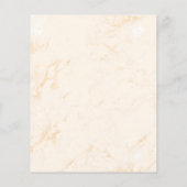 Graduparty pampas roos budget uitnodiging flyer (Achterkant)