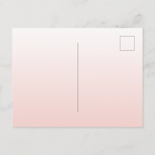 Graduparty roos goudbrij-uitnodiging briefkaart (Achterkant)